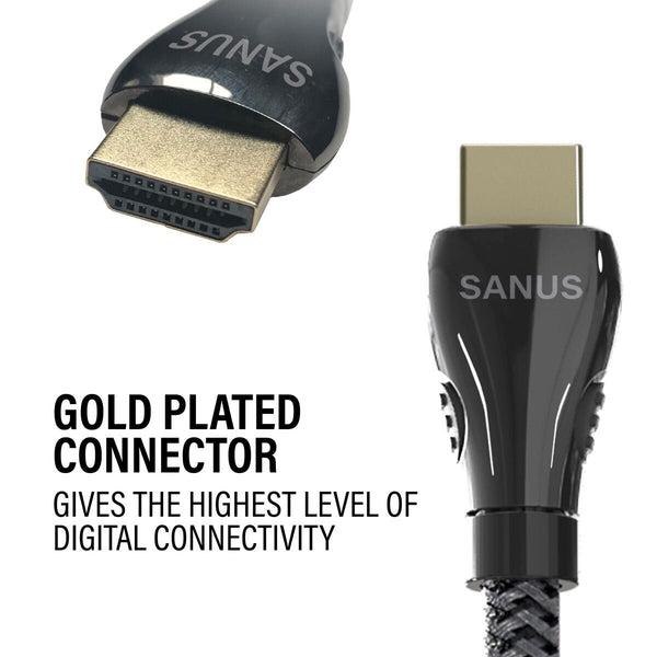 Sanus Preferred 2.1 HDMI Cable, 8K, 3 Metre, Twin Pack
