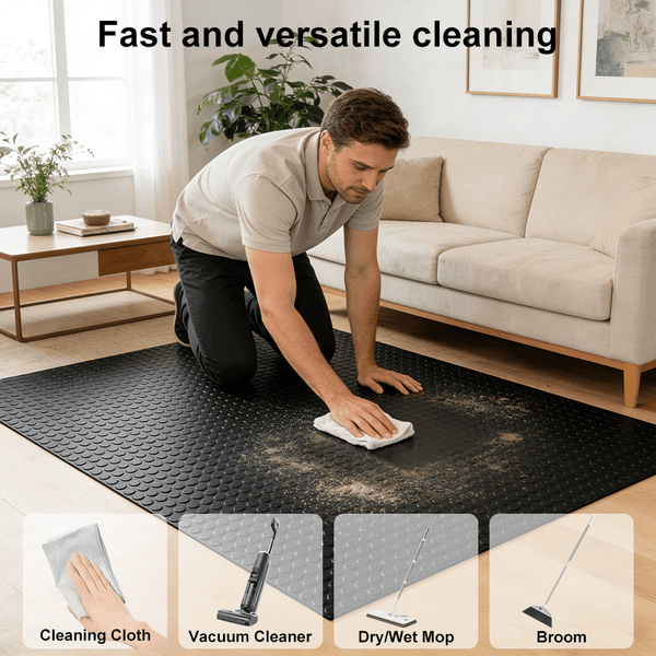 1/2/3/4 Square Meters Anti-slip Kitchen Floor Mat, Living Room Floor Mat, Strong Grip Function, Washable and Durable Kitchen Sink Mat, Kitchen Accessories, Bathroom Accessories, Suitable for Family Kitchens, Living Rooms, Garages, Etc., Easter Gift