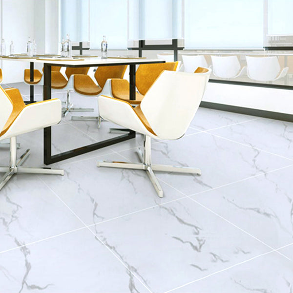 5m² 24pcs PVC Marble Effect Peel and Stick Flooring Planks Flooring Stickers Silent Tile Floorboard Self-adhesive Floor Tiles 2mm Thick Wear-resistant Layer 0.07mm, Waterproof Plank Wall Plank Simulated for Bedroom Kitchen Living Room 18 X 18 Inch 5m²