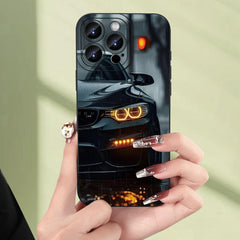 A Hot Selling Creative Cool Rain Car Pattern Phone Case, Suitable for iPhone 17/16/15/14/13/12/11/XS/XR/X/7/8 Plus/Pro/Max/Mini- Creative And Fashionable Design for Men And Women, a Gift for Friends, Family, Boyfriends, Girlfriends