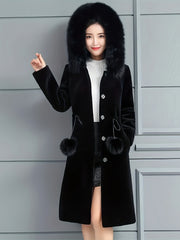 Women'S Elegant Winter Coat - Mid-Length Cold Weather Jacket with Belt, Button Front Closure, Chic Outerwear for Everyday & Formal Events - Warm Fall/Winter Clothing, Seasonal Fashion, Classic Silhouette, Durable Construction, Stylish Winterwear, Fashionc