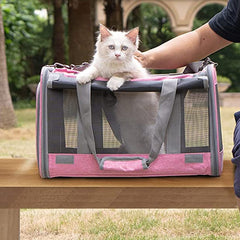 Large Pet Carrier Bag Portable Soft Fabric Fold Dog Cat Puppy Travel Bag in UK