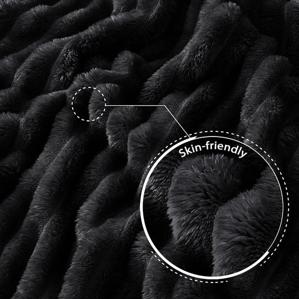 Traditional-Style Plush Double-Layer Leisure Fur Throw Blanket | Soft, Warm & Cozy for Couch, Bed, Office, and Travel - Ideal for Air Conditioning, Travel, and Siesta Use, Christmas Present, Champagne Polyester