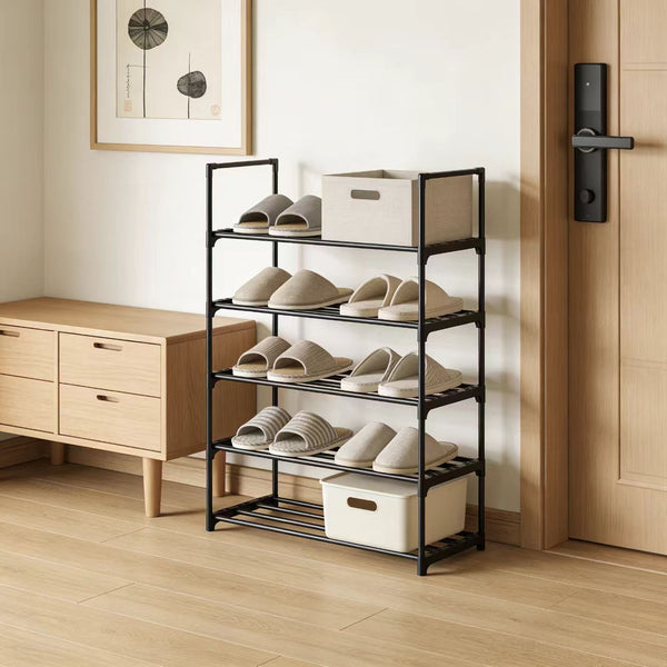 4-Layer Metal Shoe Rack Shoe Storage Organizer Shoe Storage Rack Save Space Used In Living Room Passage Corridors And Cloakrooms
