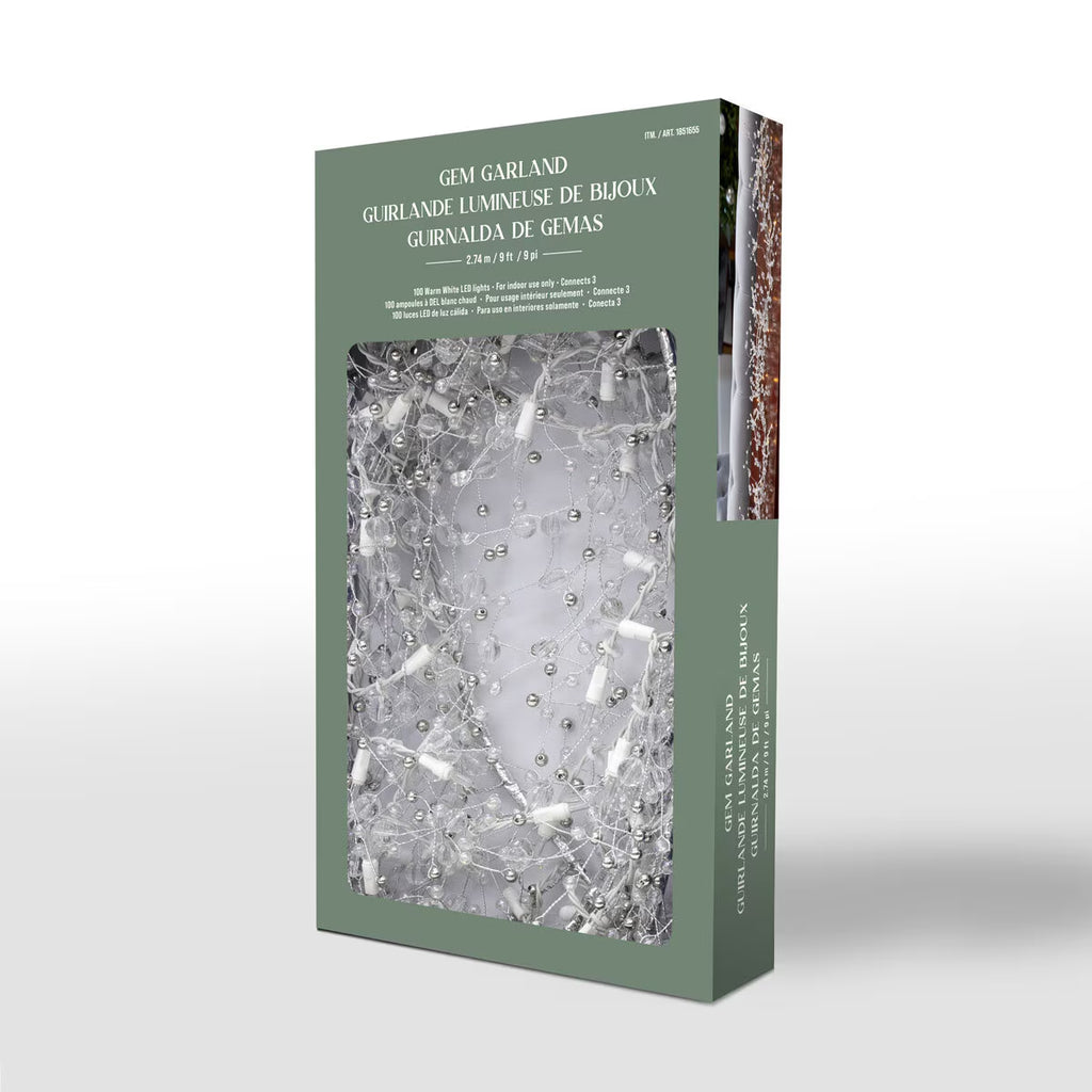 9 Inch LED Garland with Microlights