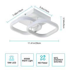 Luebbert Ceiling Light 23.5Cm LED Integrated Semi Flush Mount Lamp