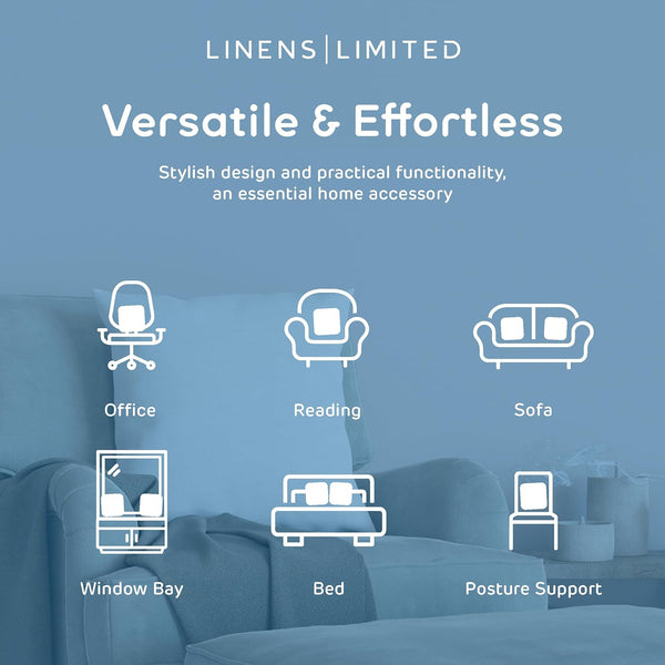 Cushion Inner Pad – Made in the UK - Firm Polyester Sofa & Furniture Pillow Insert Super Bounce, Hypoallergenic, Multiple Sizes Available 40x40 45x45 50x50 55x55 60x60 30x50 40x60