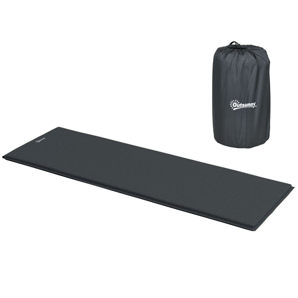 Self-Inflating Camping Sleeping Pad, Single Air Bed with Carry Bag