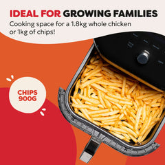Instant Vortex plus with Clearcook Air Fryer 5.7L in Black