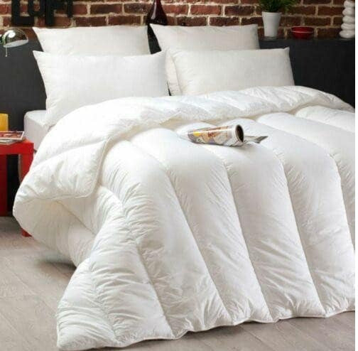 Luxury Hotel Style 1pc Duvet Quilt Insert Comforter Heavy Filling Breathable Fluffy– All Seasons Comfort – Lightweight Summer to Warm Winter – 4.5 10.5 13.5 15 Tog – Single Double Super King Bedding Size