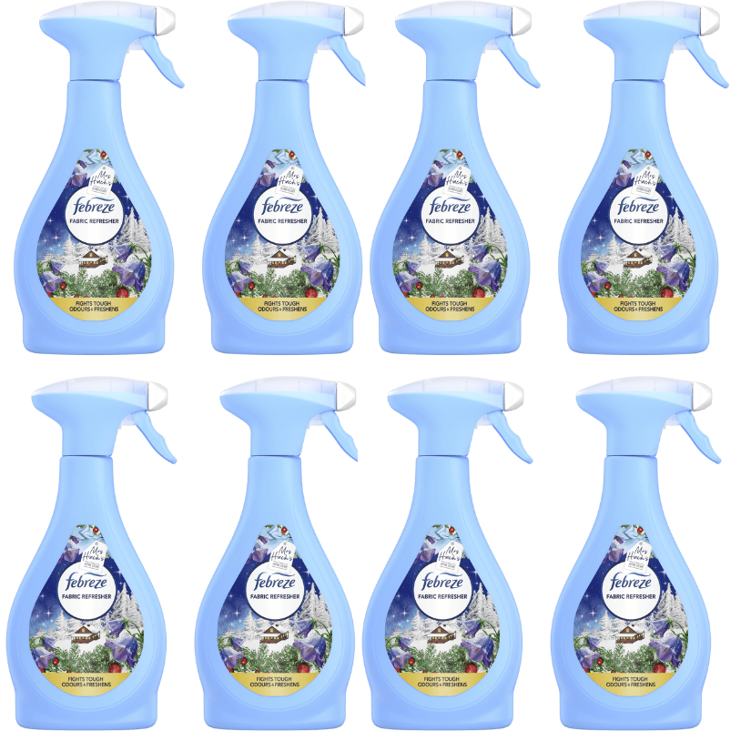 Febreze Fabric Refresher Mrs Hinch Alpine Escape 8 x 500ml Spray Bottles
