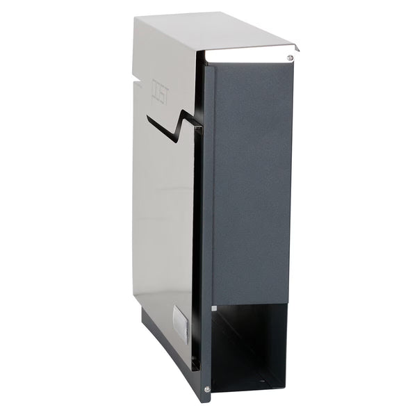 Phoenix Estilo Top Loading Letter Box MB0123KS in Stainless Steel with Key Lock