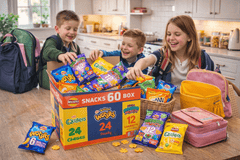 Walkers Crisps 60 Pack Snack Variety Box Quavers Baked Wotsits Mega Monster Munch Crisps Snack Mix Party Box Multi-Pack