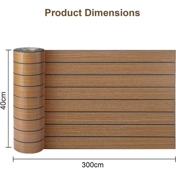 Self-Adhesive Wood Effect Wallpaper 3D Wood Panel Vinyl Wrap Peel and Stick Waterproof Sticky Back Plastic for Walls Furniture Cabinets 40cm x 300cm