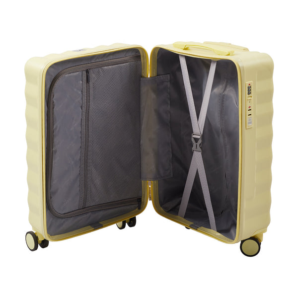 Luggage Set, 2 Piece Case Luggage, 20 Inch Suitcase Sets ABS+ PC Luggage, Travel Suitcase with Cup Holder, Hook, and Small Portable Hand Cabin Case