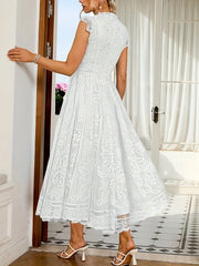 New Elegant Lace Flared Dress for Women