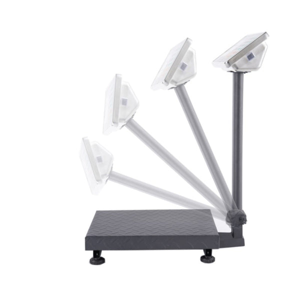 Maximum load-bearing capacity of 100kg, high-precision platform scale, durable dark gray stainless steel material, 40 x 30 x 70. The large scale surface can store unit price memory and accumulate 50g division values. It can store 5 unit prices and 99 cumu