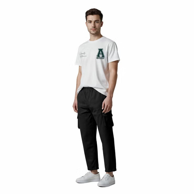 Aeropostale Men'S Cargo Jogger in Dark Grey