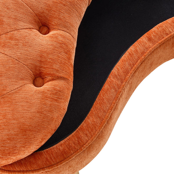 Modern Creative Curved Design Upholstered Storage Bench, Shoe Changing Bench At The Entrance, Living Room Sofa Bench, Bedside Bench in The Bedroom, Large-capacity Storage Long Bench with Natural Wood Legs, Suitable for Entrance, Living Room, and Bedroom,