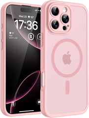TOCOL Magnetic for Iphone 17 Pro Max Case 6.9-Inch, Compatible with Magsafe, Full Camera Protection, Built-In Magnetic Ring, Drop Protection Shockproof Translucent Matte Phone Cover