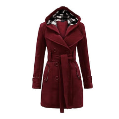 NOROZE Women’s Fleece Coat | Long Sleeve Belted Button Jacket | Warm Winter Outerwear | UK Sizes 8–26