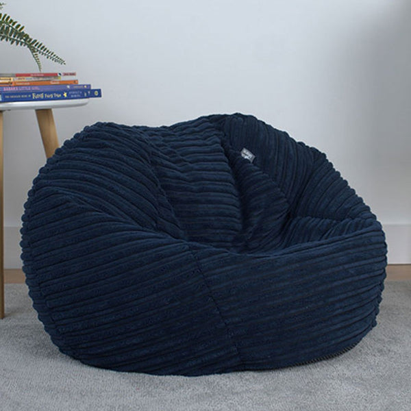 Corduroy Kids Bean Bag Chair with Filling Included - Lightweight Comfortable Beanbag Seat - Machine Washable Childrens Beanbag Furniture for Girls & Boys - 67 x 52cm