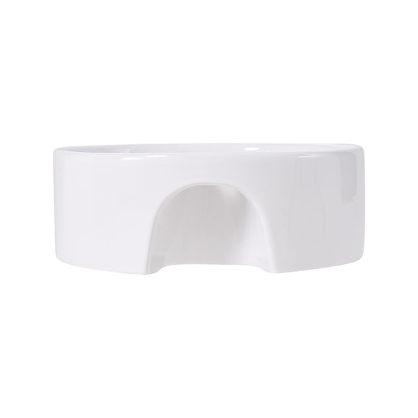 Bathroom Counter Top Sink Cloakroom Toilet Hand Washing Bowl Basin with Waste Pipe Kits Round Ceramic Sink 400*400*155mm