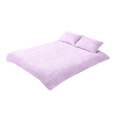 3pcs Faux Rabbit Plush Bedding Set, Soft Fluffy Comfortable Thicken Warm Autumn-Winter Duvet Cover & Pillowcase Set, Machine Washable, Ideal for Hotel, Guest Room, Bedroom, Home Use,Christmas Presents, Single/Double/King/Super King Size (1*Duvet Cover + 2