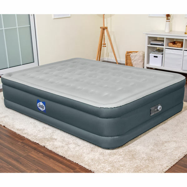 Sealy Fortech King Sized Airbed with Built-In Pump