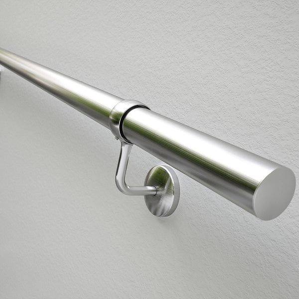 Rothley Stainless Steel Hand Rail Kit, 3.6M - Brushed