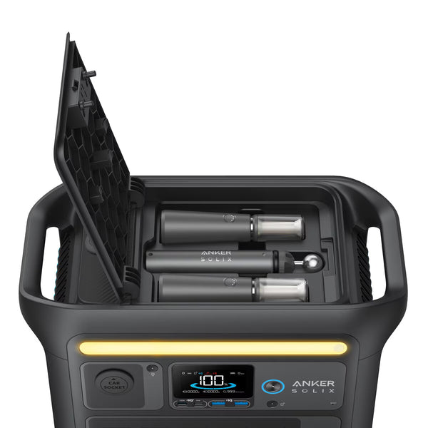 Anker C800X plus Portable Power Station 768Wh & 200W Anker Solix Foldable Solar Panel