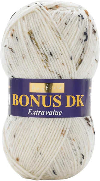 Sirdar Hayfield Bonus DK Double Knitting, White (961), 100G