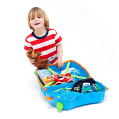 Trunki Ride on Hardside Case in Blue