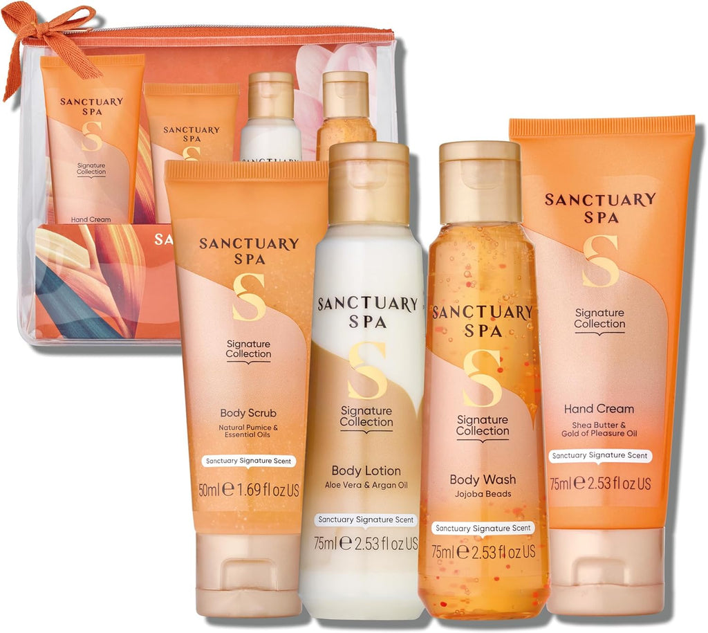 Sanctuary Spa Petite Retreat Gift Set, Vegan, Gift for Women, Birthday Gift, Womens Gift Sets, Body and Bath Set