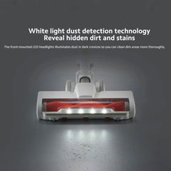 XIAOMI Vacuum Cleaner G20 Lite with 2-in-1 Brush Nozzle, 18Kpa Suction Power and White Light Dust Detection, Handheld Cordless Vacuum Cleaner with 2200mAh Large Batttery for Kinds of Surfaces