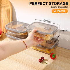 1040 ml*4, glass food containers with lids, glass sets with lids, glass storage containers with lids, glass lunch boxes with lids, glass plates with lids