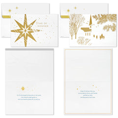 Hallmark Hand Crafted Christmas Card Assortment: Peace on Earth - 40 Pack