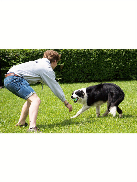 Engaging Giggle Ball Designed for Both Dogs And Cats - A Pet Puzzle Toy That Produces Distinctive Giggling Noises - Sturdy Chew Toy to Alleviate Boredom - Made from Safe Vinyl - Measures 12.95 cm, Without Battery
