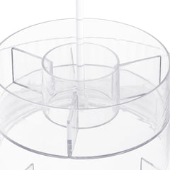 Hanging Jewellery Storage with Umbrella Shaped Jewellery Rack, Desktop Cosmetics Holder, Layered Storage Space, Rotatable Cosmetics Stand 360° Rotatable Makeup Organizer for Jewellery Makeup Storage,Desktop Decoration