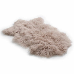 Bowron Tibetan Sheepskin Rug in 5 Colours , 60 X 90 Cm