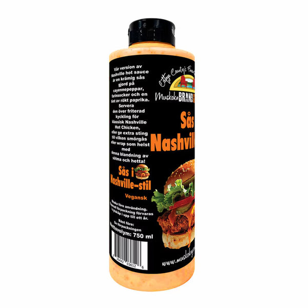 Muskoka Brand Gourmet Nashville Style Sauce, 750Ml