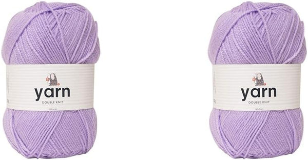 Korbond DK Beige Yarn - 100G Acrylic Wool - Lightweight, Hypoallergenic & Durable Double Knit Crochet Yarn Knitting Wool (290M Total)
