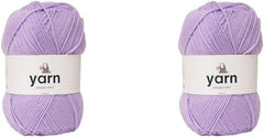 Korbond DK Beige Yarn - 100G Acrylic Wool - Lightweight, Hypoallergenic & Durable Double Knit Crochet Yarn Knitting Wool (290M Total)