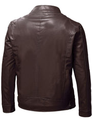 Men'S Biker Jacket for Fall Winter