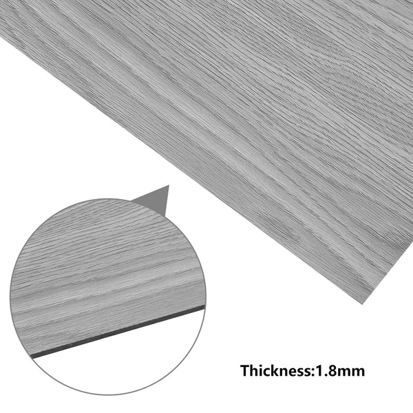 Self Adhesive Vinyl Flooring, Floor Planks with Wood Effect, 36pcs Waterproof PVC Floor Tiles for Bathroom Kitchen and All Flat Floor, Stick On Floor Tiles, 91.5x15.2cm 5m²