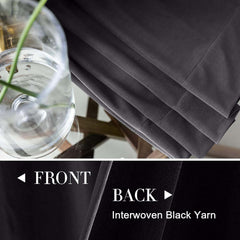 2pcs Premium Velvet Blackout Curtains – High-Quality Thermal Insulated Room Darkening Window Drapes, Light-Blocking Rod Pocket Curtains for Living Room Decor, Bedroom, Machine Washable Home Decorations