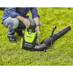 Greenworks 60V Backpack Leaf Blower (Tool Only) - Model GWGD60BPB
