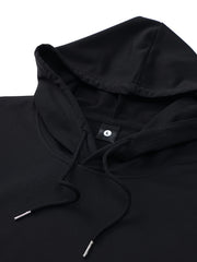 5pcs Men's Long Sleeve Sweatshirt Hoodie, Autumn/Winter Solid Color Plain Hooded Pullover with Drawstring Design and Kangaroo Pocket, Men's Casual Sportswear Top