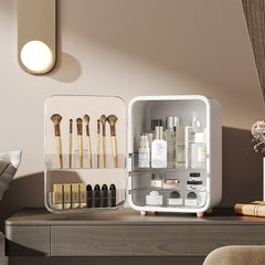 Multi-Function Make Up Case with Transparent Drawers, Plastic Jewelry Box, White Drawer-style Storage Box for Office, Bathroom, Dressing Table, Bedroom, Living Room, Desk, 25.5*20*36cm
