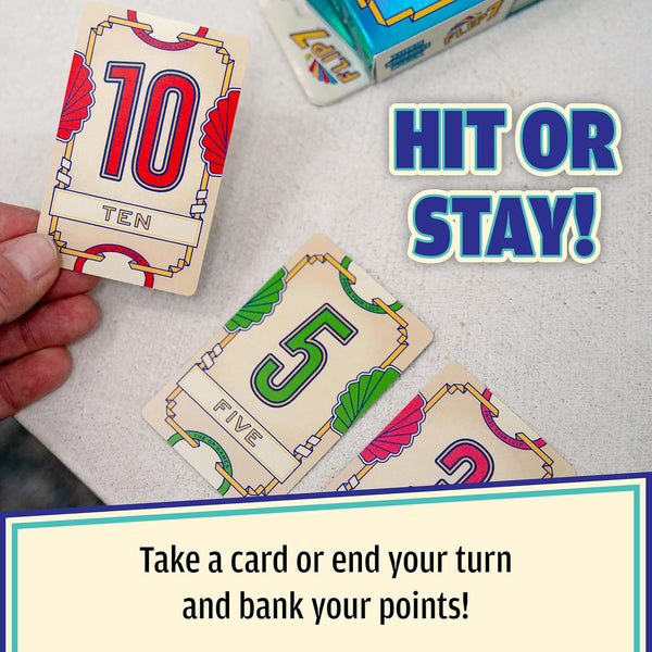 Usaopoly | Flip 7 | Party Card Game | Ages 8+ | 3+ Players | 20 Minutes Playing Time, New
